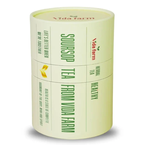 VIDA FARM 100 Soursop Leaves Tea Bags, 100% Natural Soursop Graviola Leaf Tea Bags, Dried Soursop Guanabana Leaves Herbal Tea Bags, Soursop Leaf Tea, No Sugar, No Caffeine, Vegan
