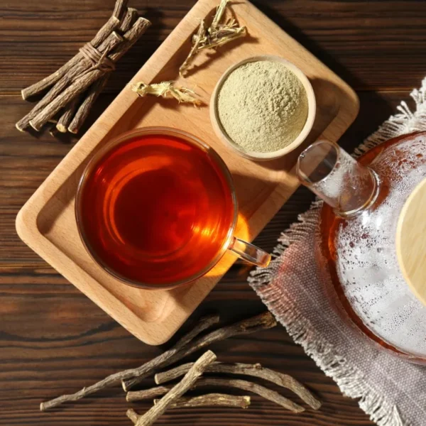 VIDA FARM 125 Licorice Root Tea Bags, 100% Natural Licorice Tea Bags, Natural Sweet Dried Licorice Herbal Tea Bags, Licorice Root Tea, No Sugar, No Caffeine, Vegan