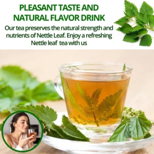 VIDA FARM 125 Nettle Tea Bags, 100% Natural Nettle Leaf Tea, Dried Stinging Nettle Tea, Stinging Nettle Leaf Herbal Tea, No Caffeine, No Sugar, No Gluten, Vegan