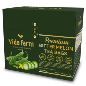 VIDA FARM 75 Bitter Melon Tea Bags, Natural Herbal Tea Dried Bitter Melon Tea Bags, Bitter Melon Herbal Tea Bags, Bitter Melon Fruit Tea Bags