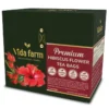 VIDA FARM 75 Hibiscus Tea Bags, Natural Dried Hibiscus Flowers Tea Bags, Hibiscus Sabdariffa Tea Bags, Sorrel Roselle Hibiscus Tea, Te De Jamaica Red Hibiscus Tea No Sugar, No Caffeine, No Gluten