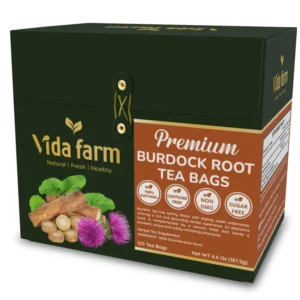 VIDA FARM Burdock Root Tea Bags, 125 Tea Bags Natural Burdock Root, 100% Dried Burdock Root Herbal Tea, Caffeine Free, Sugar Free, Burdock Root Herbal Tea