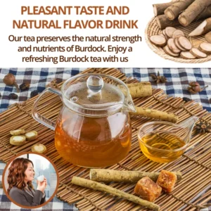 VIDA FARM Burdock Root Tea Bags, 125 Tea Bags Natural Burdock Root, 100% Dried Burdock Root Herbal Tea, Caffeine Free, Sugar Free, Burdock Root Herbal Tea
